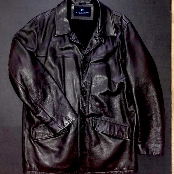 Kenneth Cole Reaction Other - Kenneth Cole Reaction Men’s Leather Coat